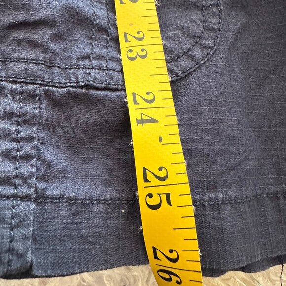 Dress Barn Navy Blue Utility Jacket With Cinched Waist Size Large - Picture 9 of 9